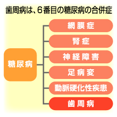 歯を失う原因の第１位、虫歯？ いいえ 実は糖尿病なんです！