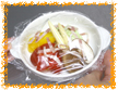 蒸し野菜　豆腐ドレッシング手順