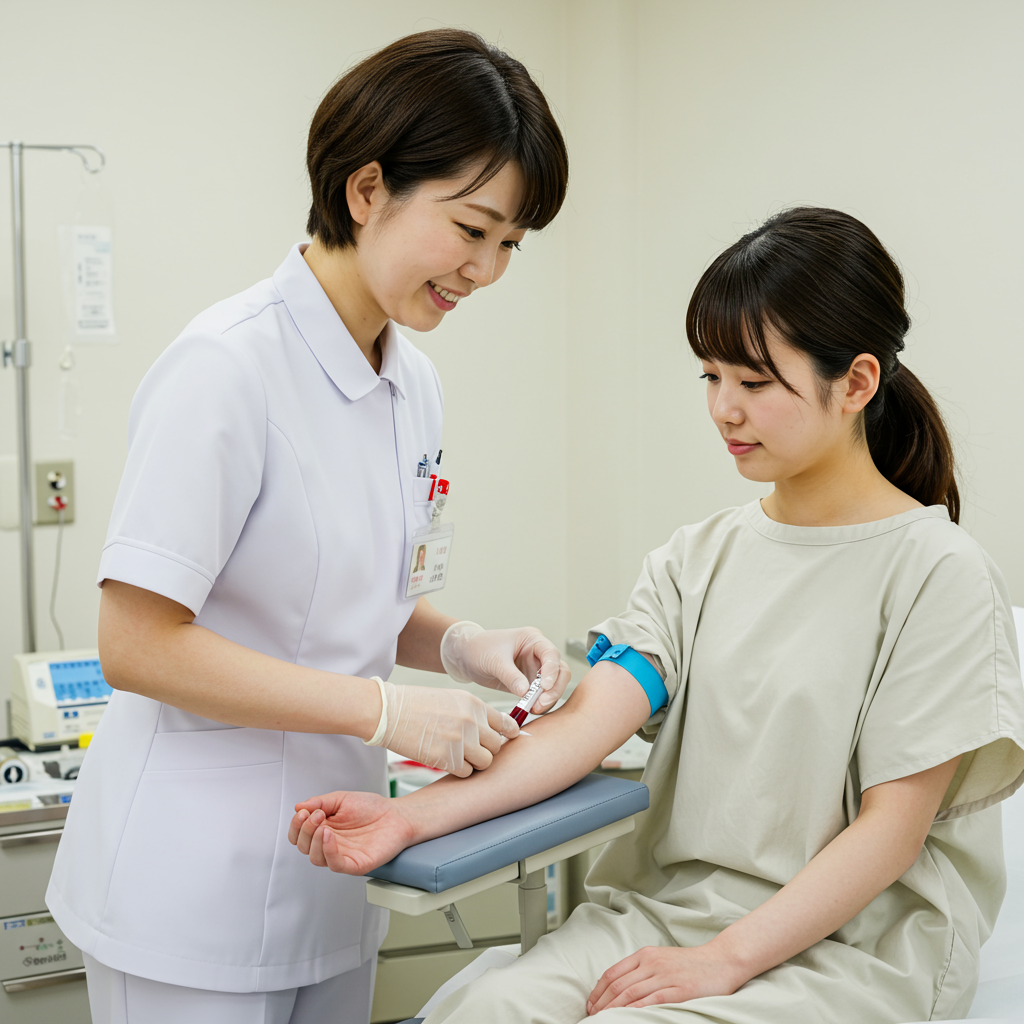   【7/7、7/14実施】  通院1回のみ！大阪市実施の健康な20代と30代女性が対象の採血モニター