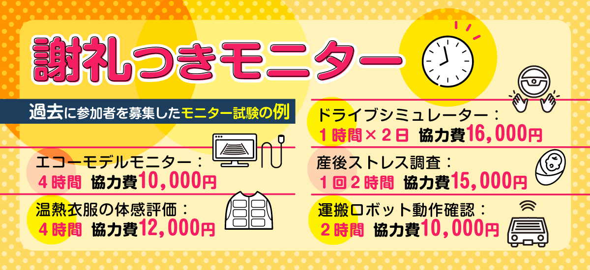 来場型モニター