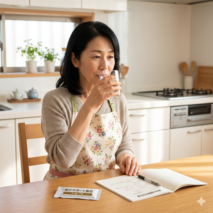 2026年5月18日開始　歩行機能をサポートする食品モニター