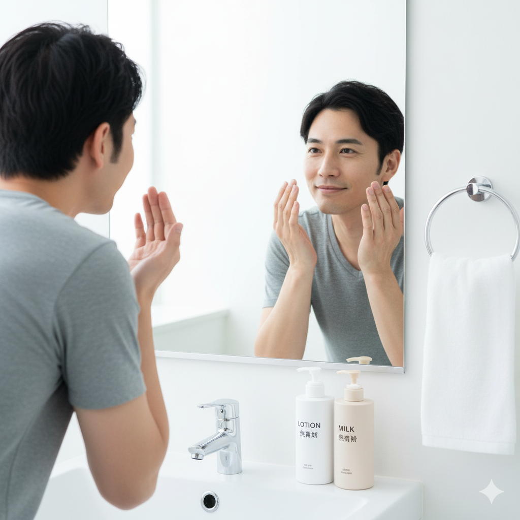 2025年10月24日開始　頬のシミが気になる20～39歳男性対象 化粧水・乳液モニター