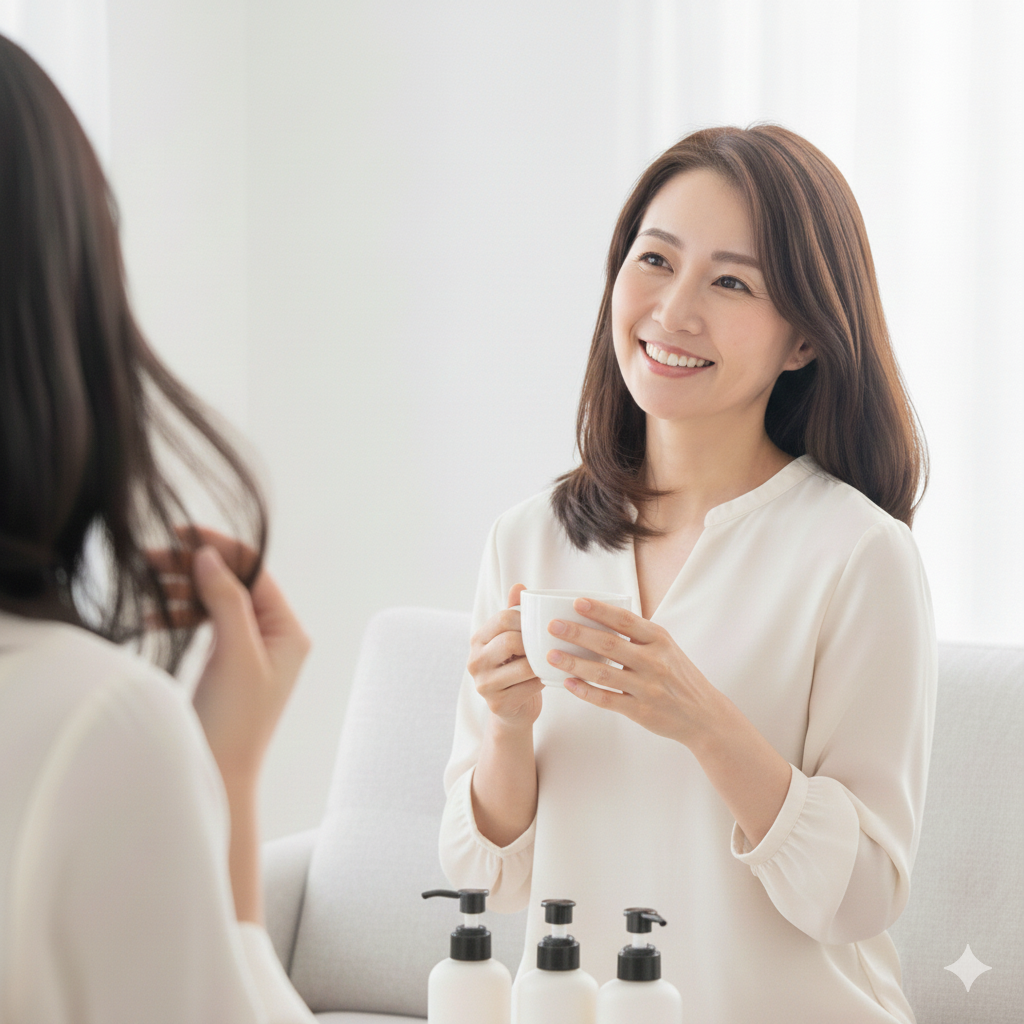 【名古屋】2025年12月23日開始　30歳～55歳女性対象！自社開発ヘアケア製品（シャンプー・トリートメント等）連用モニター