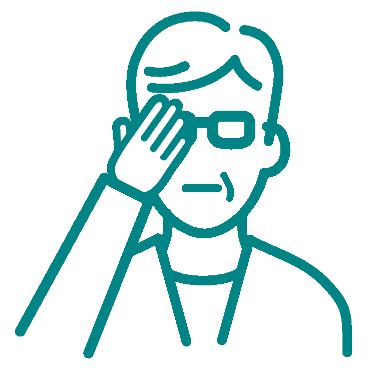 片目ずつ隠してチェック