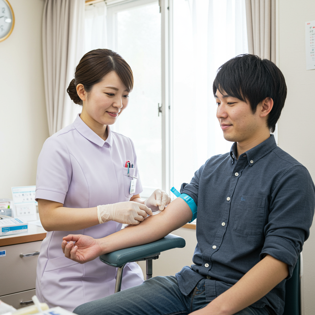   【6/26実施】  通院1回のみ！大阪市実施の健康な20代と30代男性が対象の採血モニター